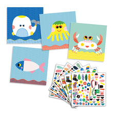Djeco Sea Creatures Create With Stickers