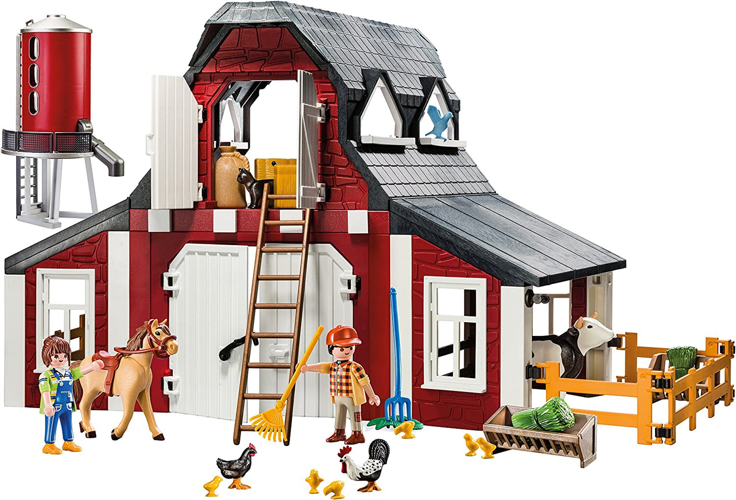 Playmobil 9315 Barn With Silo