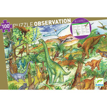 Djeco Dinosaurs 100 Pcs Observation Puzzle