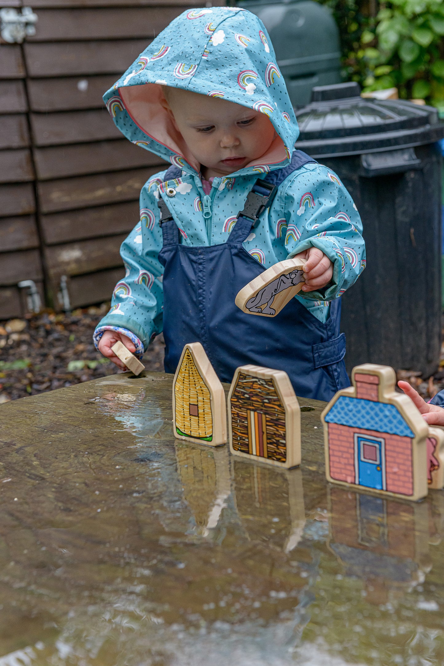 Yellow Door The Three Little Pigs Wooden Characters