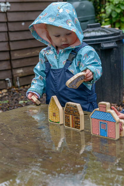 Yellow Door The Three Little Pigs Wooden Characters