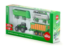 Siku 1:87 Deutz-Fahr W/3 Pce Joskin Trailer Set