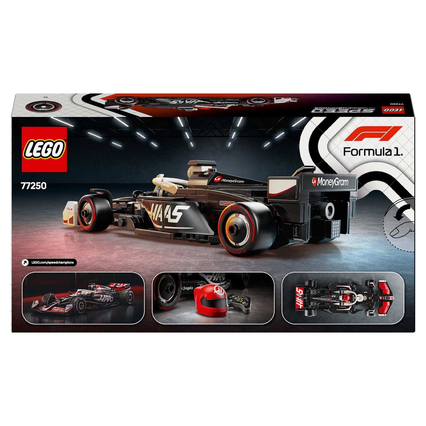 Lego Speed Champions 77250 MoneyGram Haas F1® Team VF-24 Race Car