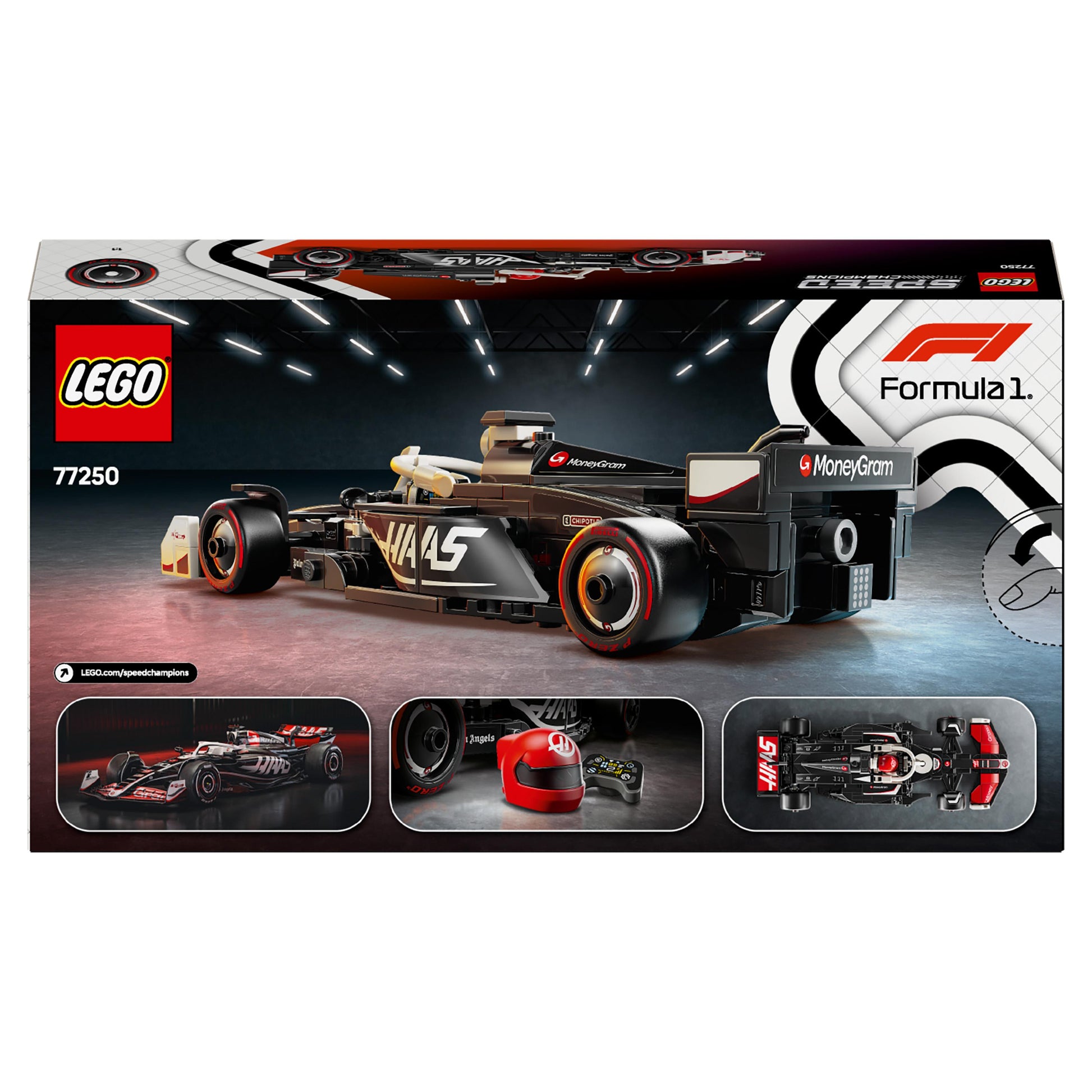 Lego Speed Champions 77250 MoneyGram Haas F1® Team VF-24 Race Car