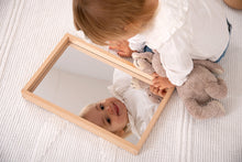 TickiT Small Wooden Mirror Tray