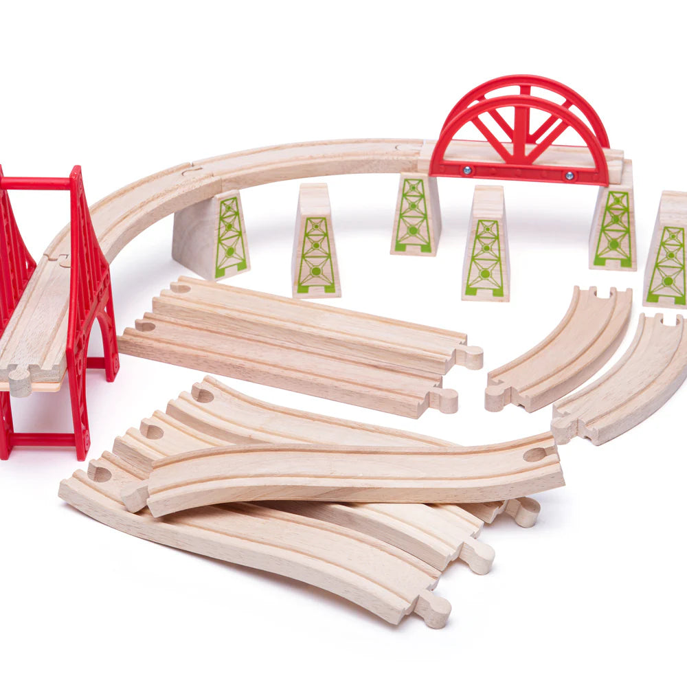 BigJigs Trains Bridge Expansion Pack