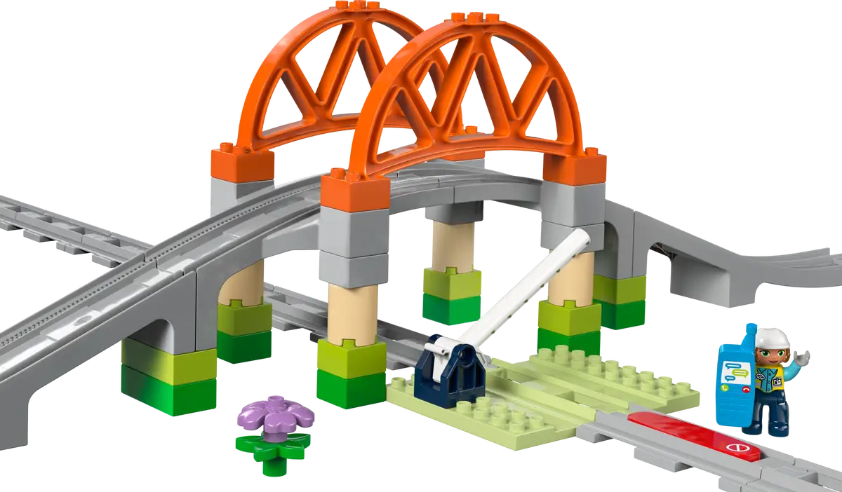 Lego DUPLO 10426 Train Bridge and Tracks