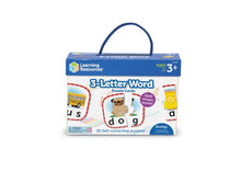 Learning Resources 3-Letter Word Puzzle Cards