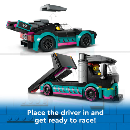 Lego City 60406 Race Car and Car Carrier Truck