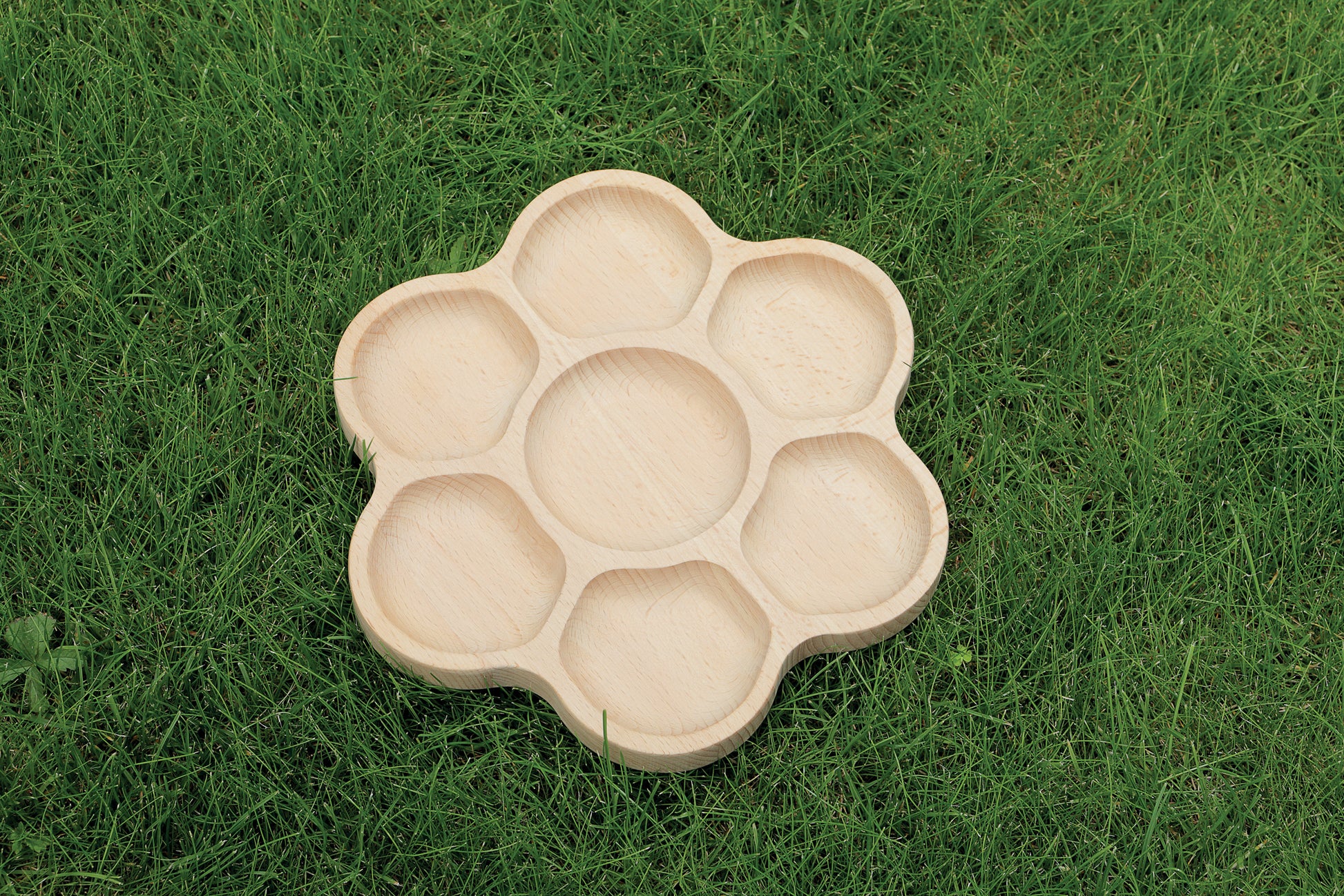 Yellow Door Natural Flower Tray (6 section)