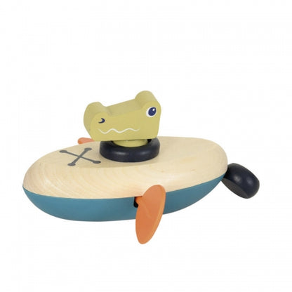 Egmont Toys Wooden Clockwork Water Crocodile