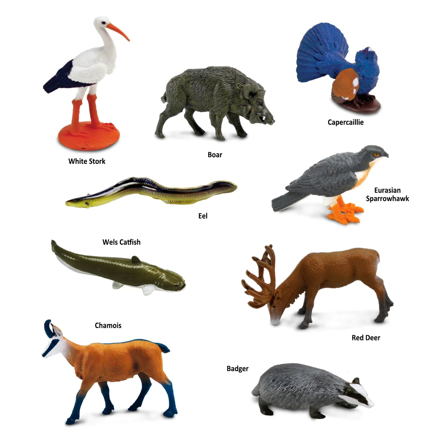 Safari Toob European Animals (9 Pieces)