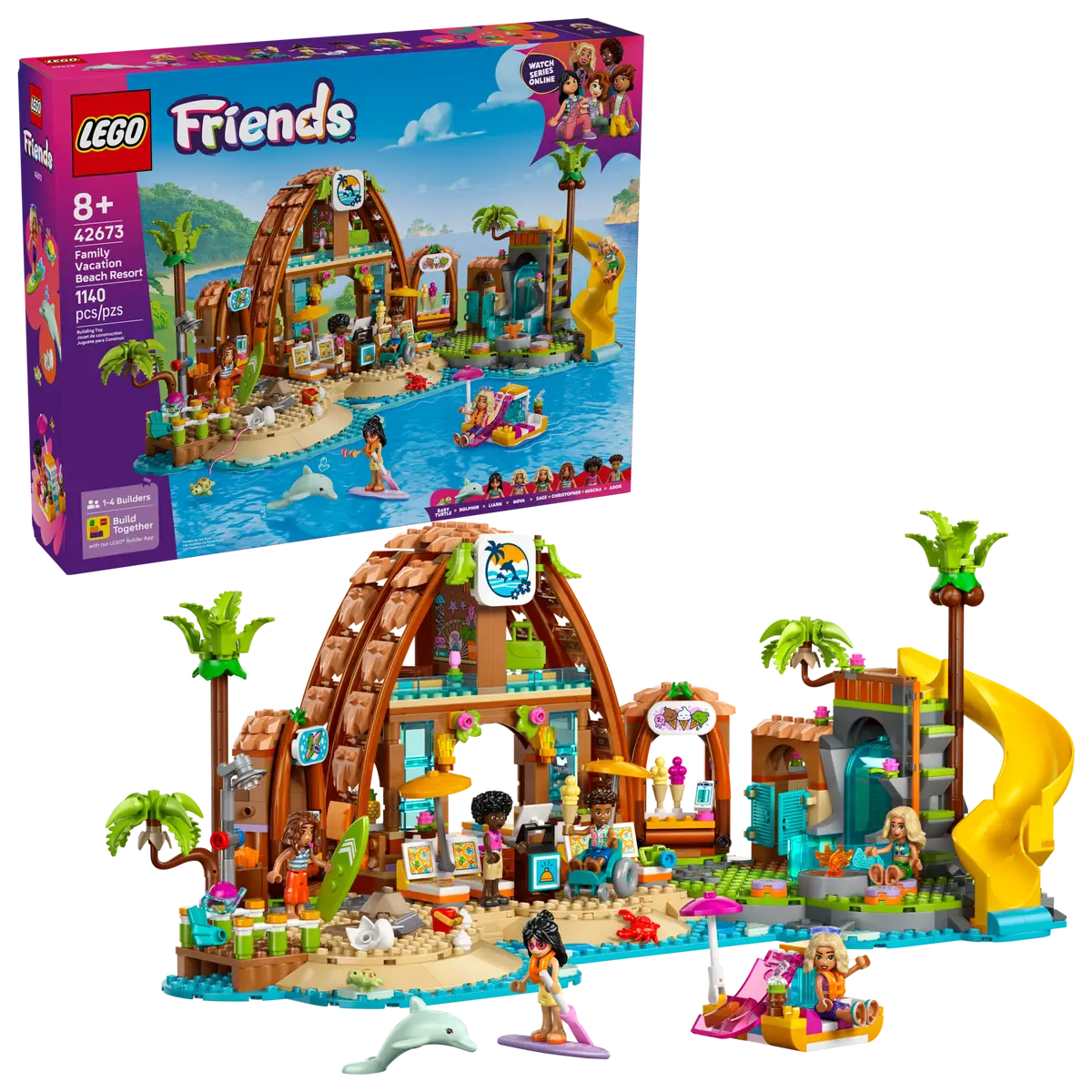 Lego Friends 42673 Family Vacation Beach Resort