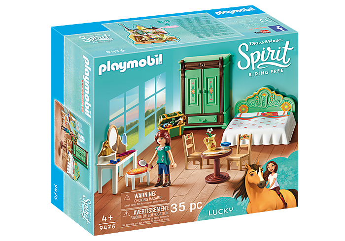 Playmobil DreamWorks Spirit 9476 Lucky's Bedroom