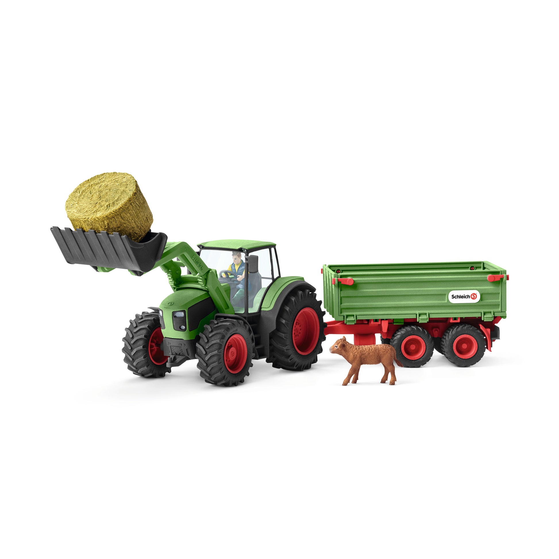 Schleich Tractor With Trailer