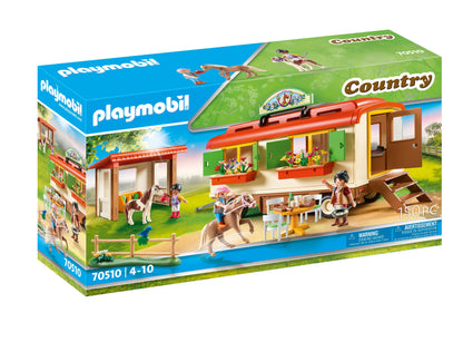 Playmobil 70510 Country Pony Shelter with Mobile Home
