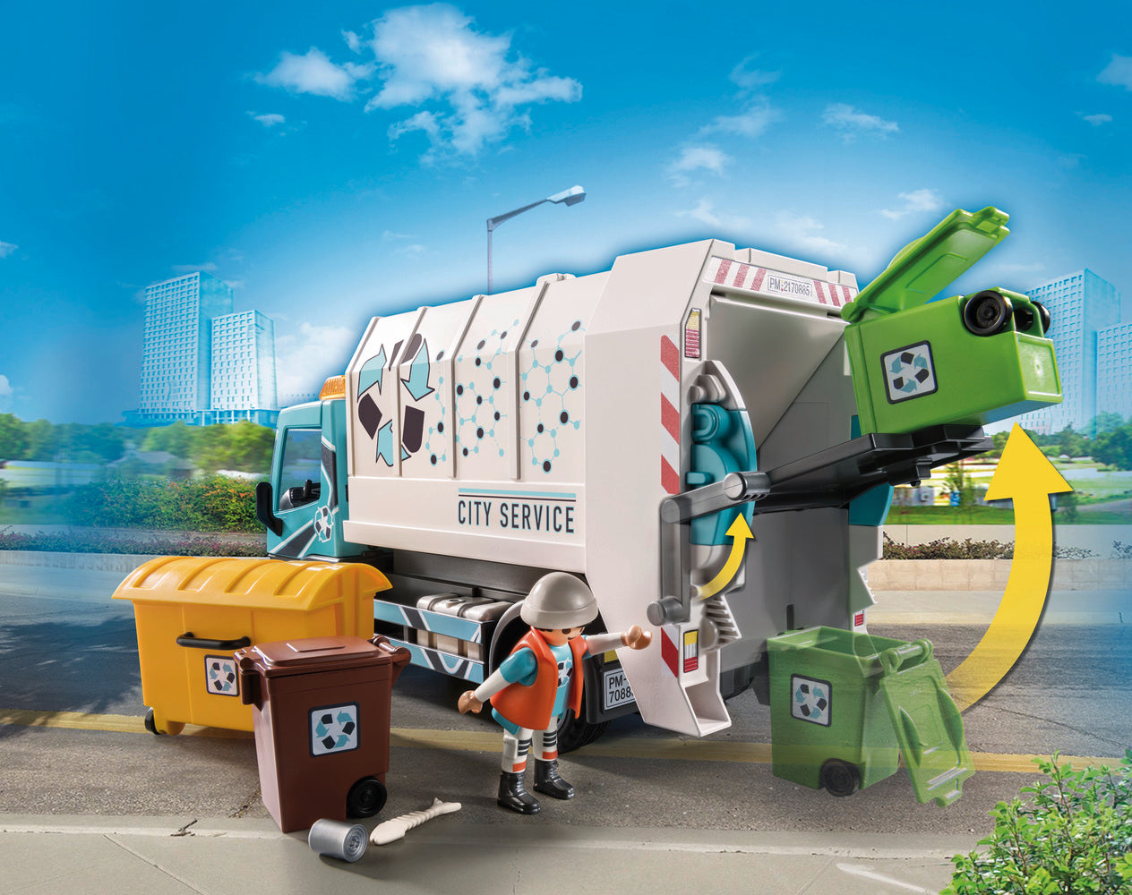 Playmobil 70885 City Life City Recycling Truck Promo Pack