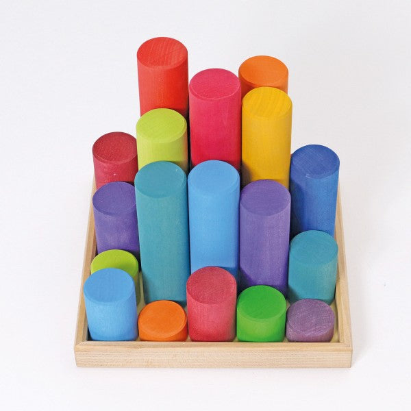 Grimms Large Building Roller Rainbow