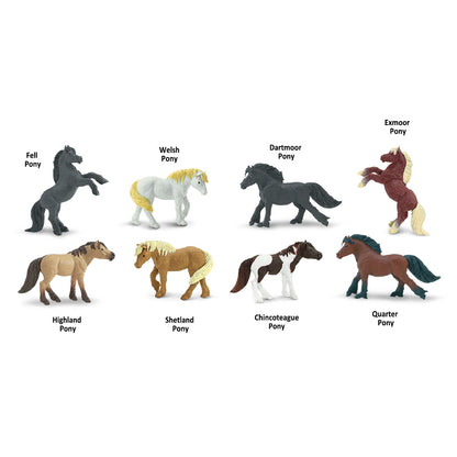 Safari Toob Ponies ( 8 Pieces)