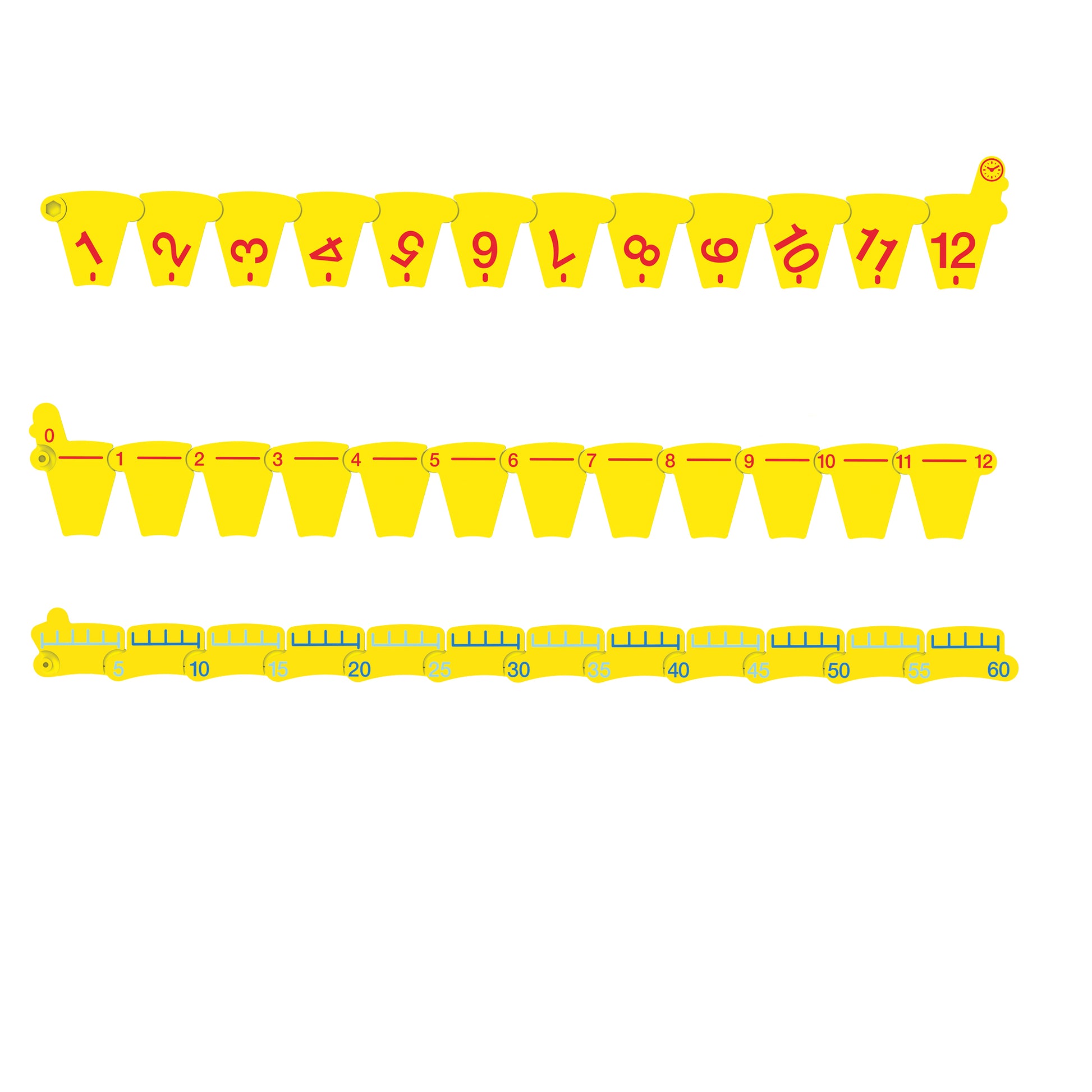 Learning Resources 24-Hour Number Line Clock