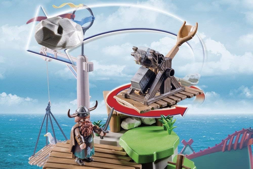 Playmobil 9243 DreamWorks How To Train Your Dragons Berk Island Fortress