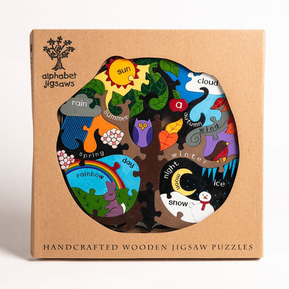 Alphabet Jigsaws Seasons Jigsaw in Irish (As Gaeilge)