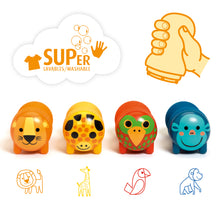 Djeco Stamps For Little Ones - Safari Animals Stamps