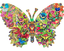 Wentworth Wooden Puzzles Butterfly Kaleidoscope - maxi shaped puzzle 210 Pieces