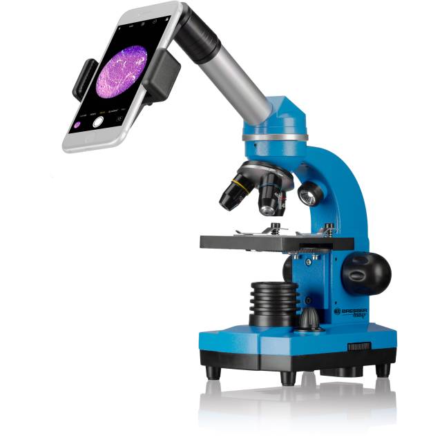 Bresser 
 
 Biolux Sel Student Microscope - Blue