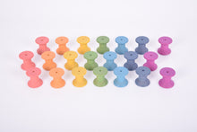 TickiT Rainbow Wooden Spools 35Mm