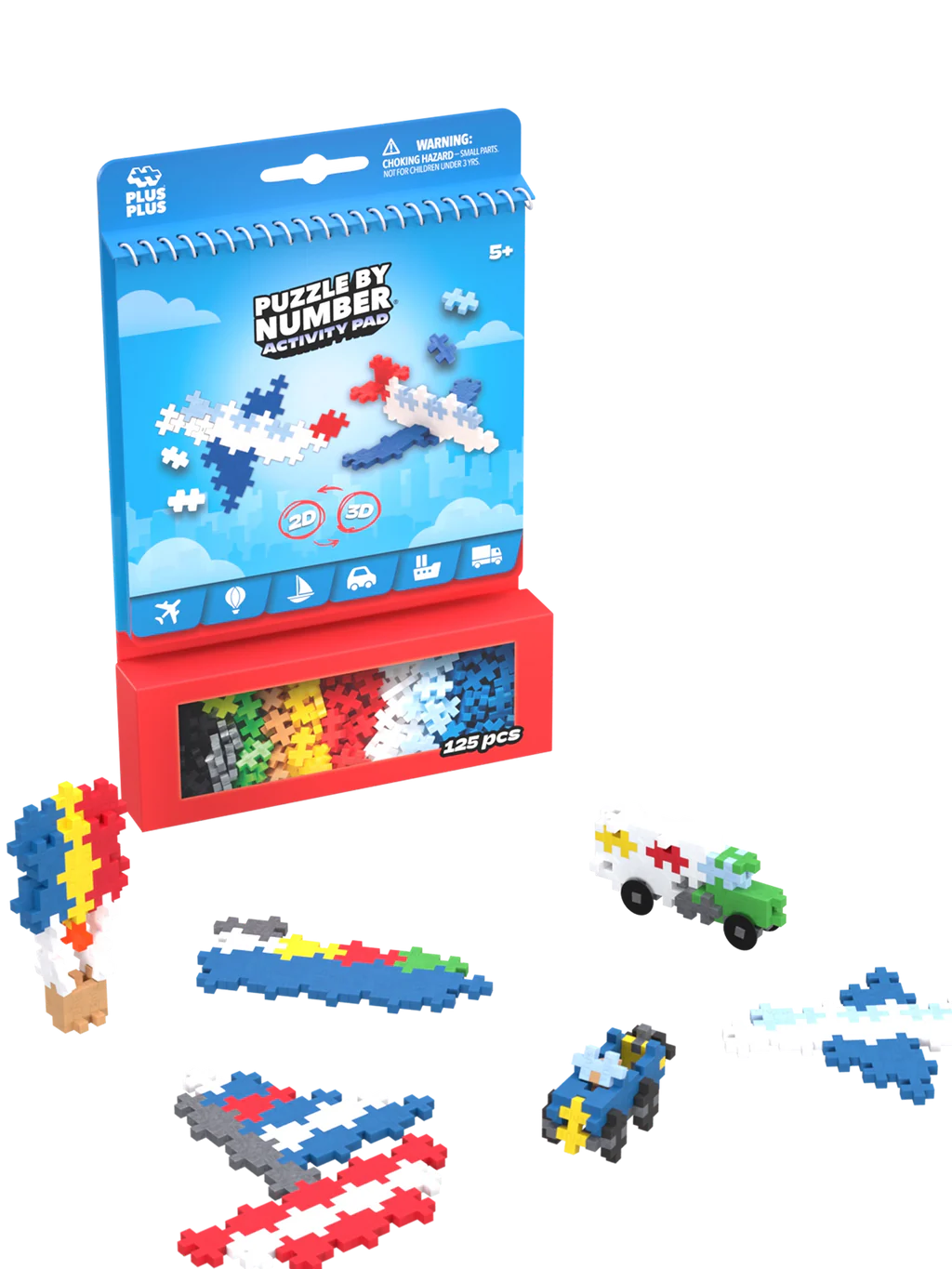 Plus Plus Activity Pad – Transportation