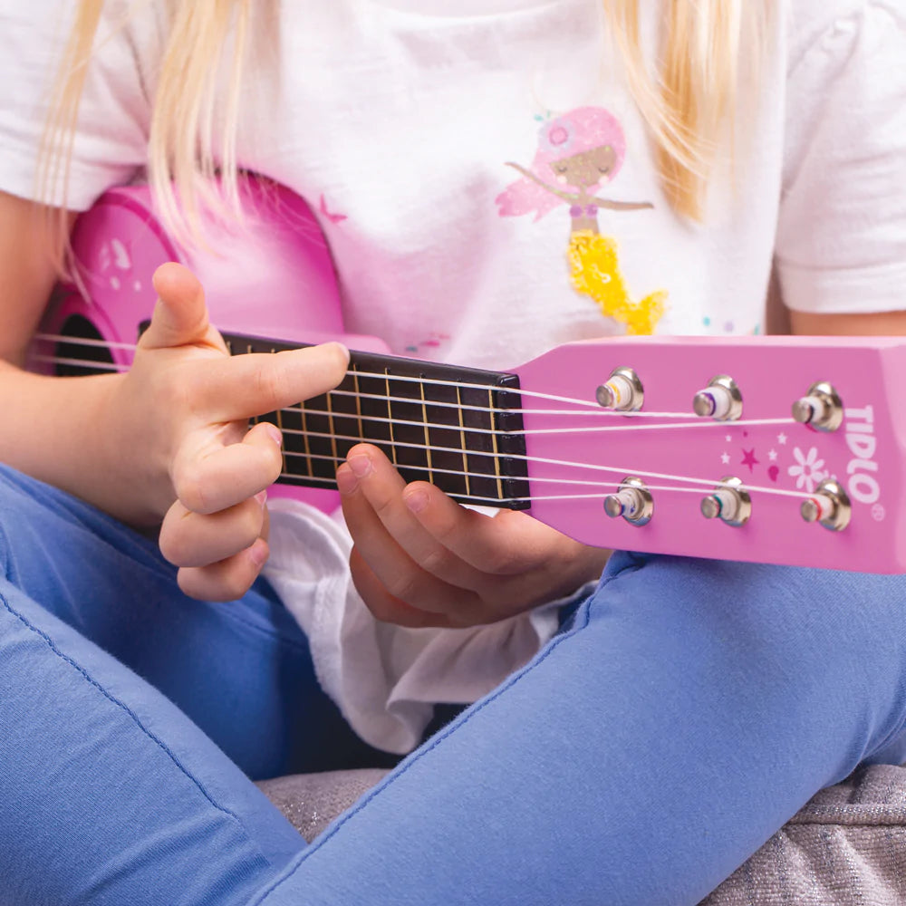 Tidlo Pink Guitar Flowers