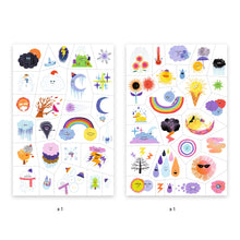 Djeco Weather Emojis Temporary Tattoos