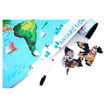 Ormond Magnetic World Map Wall Sticker