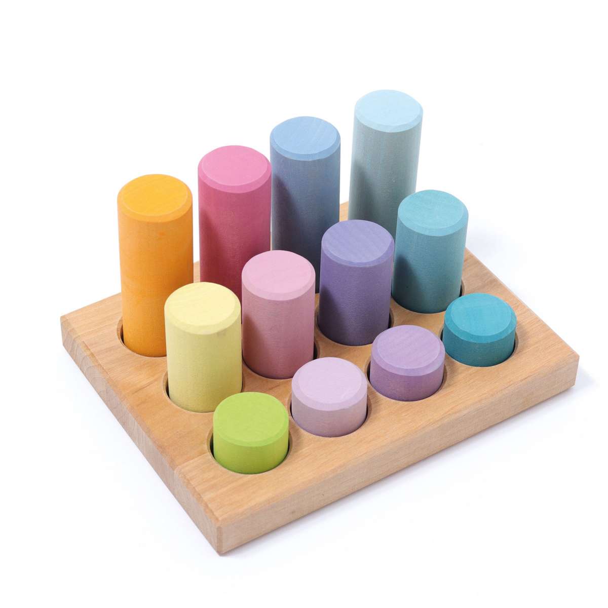 Grimms Stacking Game Small Pastel Rollers