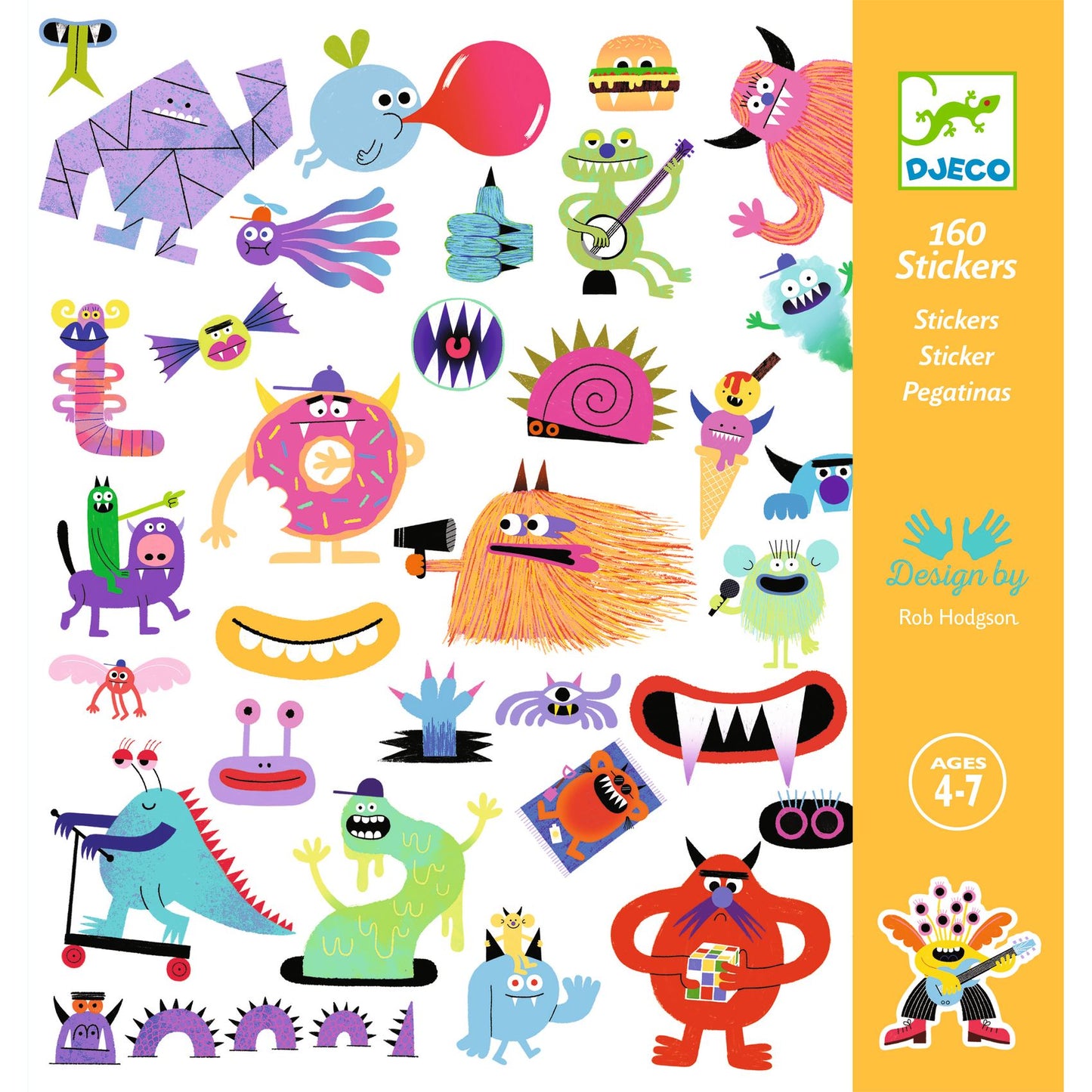 Djeco Stickers Monster