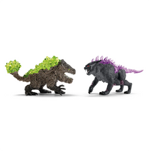Schleich Shadow Lynx vs. Rock Crusher