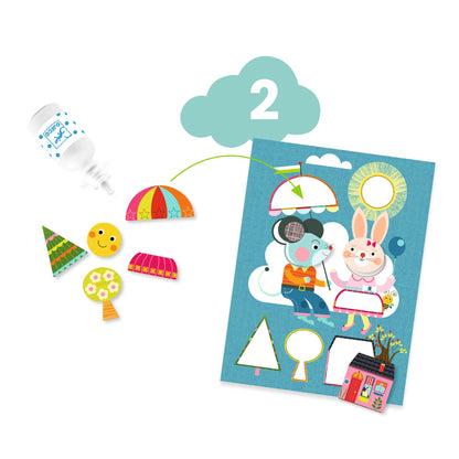 Djeco Multi Activity Kit The Cat And His Pals
