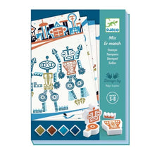 Djeco Mix & Match Stamps - Alien Robots (F)