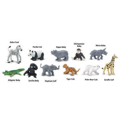Safari Toob Zoo Babies (11 Pieces)