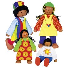 Goki Flexible Puppets African Family