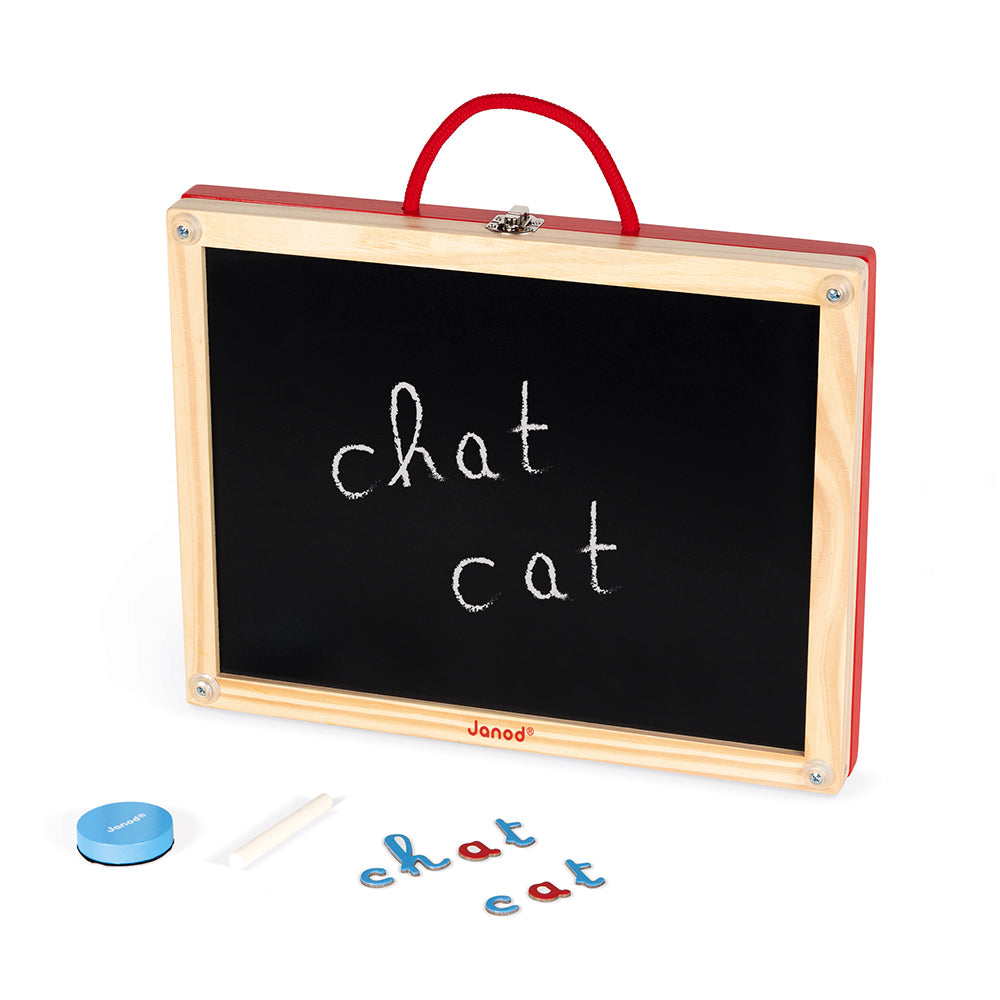 Janod Essentiel - 4-In-1 Cursive Letters Suitcase