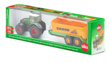 Siku 1:50 Fendt Tractor With Hooklift Trailer & Carriage