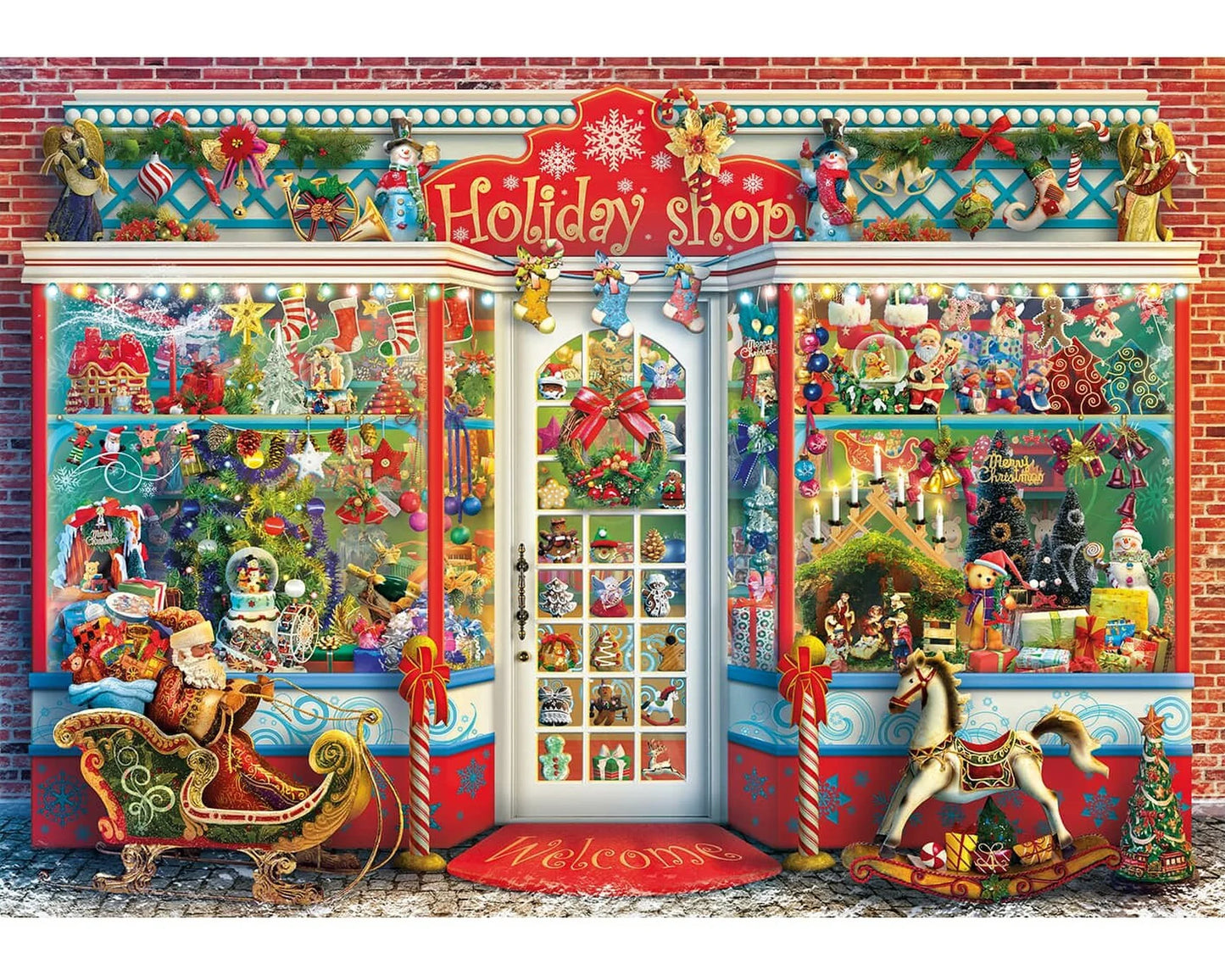 Wentworth Wooden Puzzles Holiday Shop - Maxi 250 Pieces
