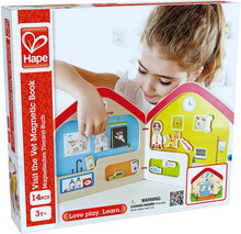 Hape Visit the Vet Magnetic Book