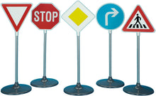 Klein Traffic Signs, 5 pieces