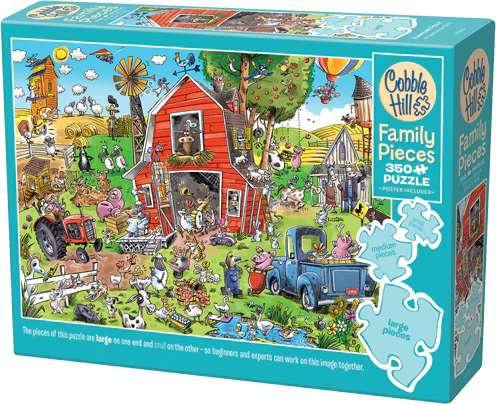 Cobble Hill Puzzles 350 Pieces Farmyard Folly
