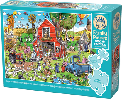 Cobble Hill Puzzles 350 Pieces Farmyard Folly