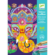 Djeco Glitter Boards Glitter Animals (F)