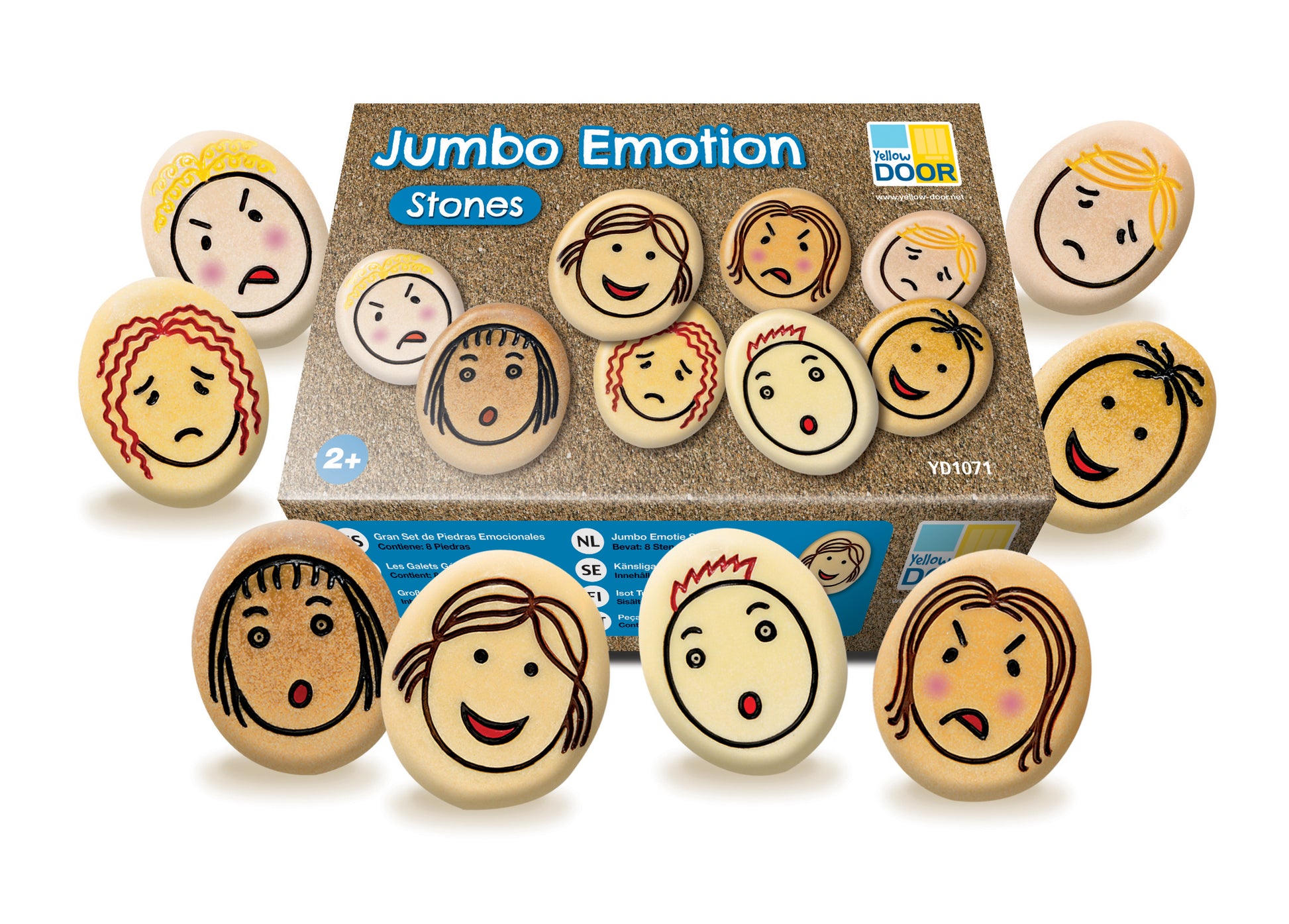 Yellow Door Jumbo Emotion Stones